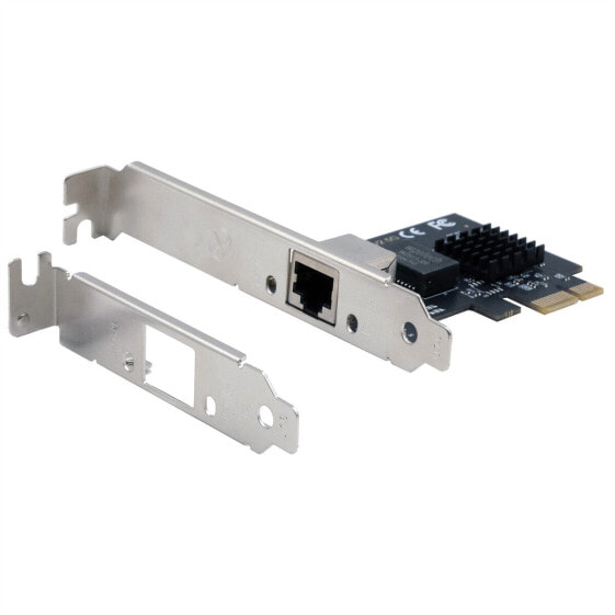 Exsys PCI Ethernet Karte 2.5Gigabit 1-Port inkl.LowProfileBügel Realtek - Network Card - PCI-Express