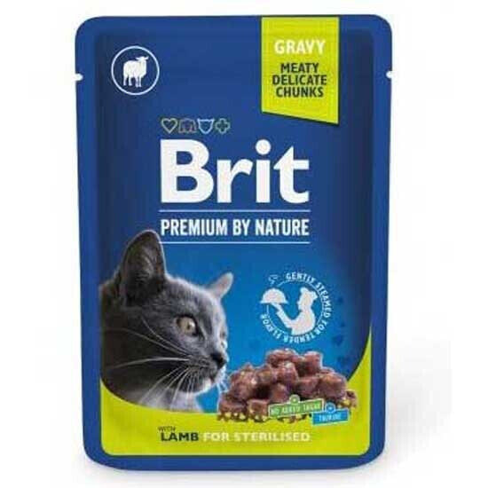 BRIT Premium By Nature Lamb For Sterilized 100g Wet Cat Food