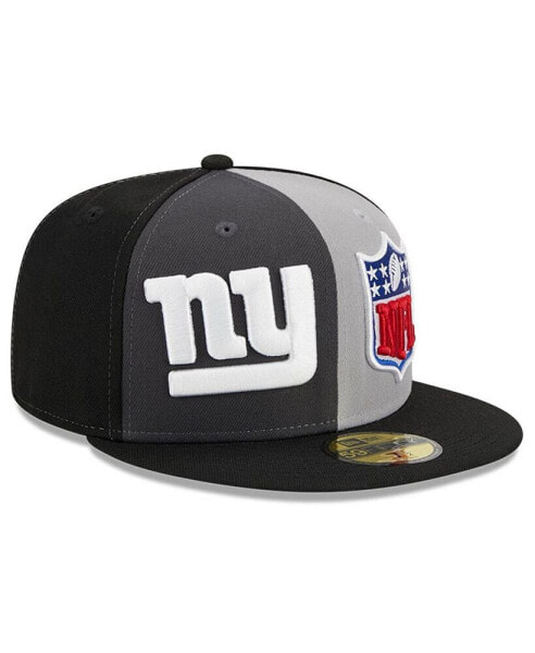 Головной убор New Era мужской серый, черный New York Giants 2023 Sideline 59FIFTY