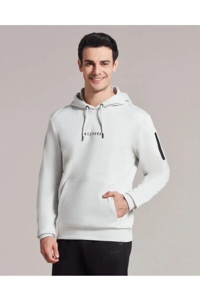 Толстовка и свитшот Skechers M 2xi-lock Arm с застежкой на молнии Erkek Gri Sweatshirt S221022-013