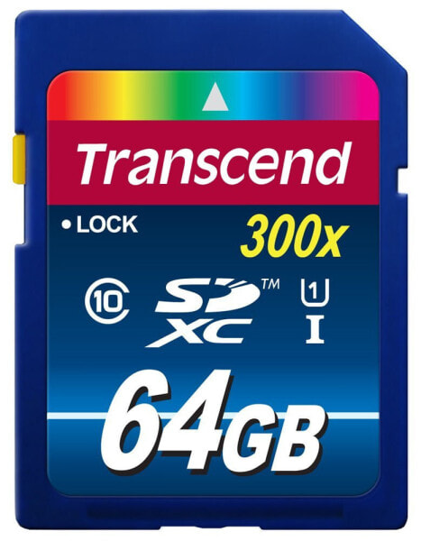 Карта памяти Transcend SDXC 32-64GB UHS-I 90 MB/s.