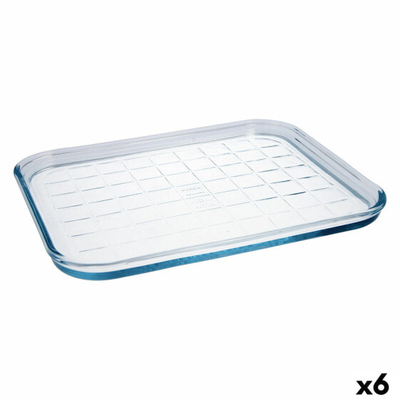 Форма для выпечки Pyrex Classic Vidrio Простой Прозрачный Cтекло 33 x 27 x 2 cm (6 штук)