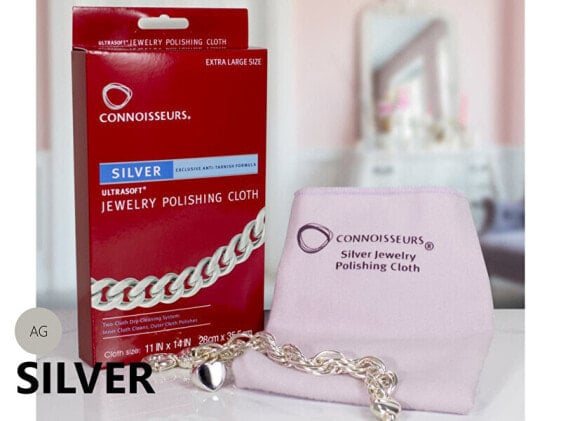 Cleaning cloth for silver jewelry CONNOISSEURS CN-1031 / AG