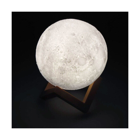 Настольная лампа декоративная EDM Луна Белый 3,7 V