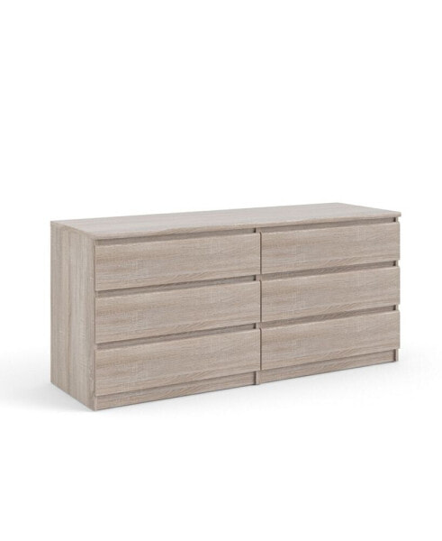 Scottsdale 6 Drawer Double Dresser