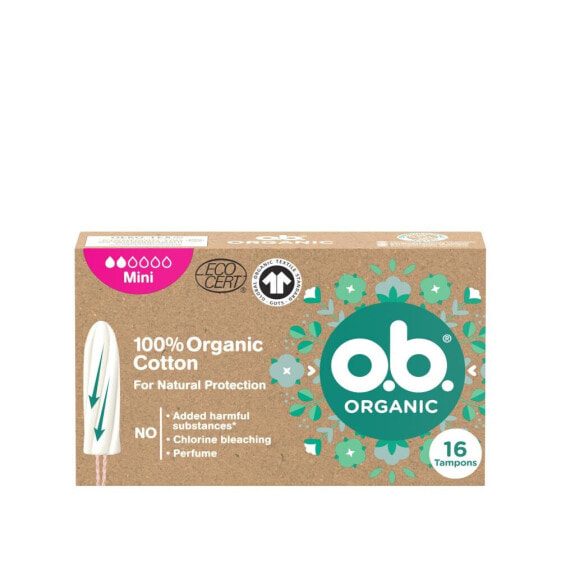 o.b. Organic Mini 16 St. tampon für Frauen Tampon 16 St.