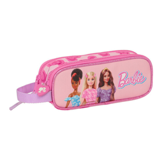 Двойной пенал Barbie Love Розовый 21 x 8 x 6 cm