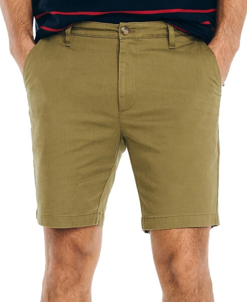 Classic-Fit 8.5” Stretch Chino Flat-Front Deck Short