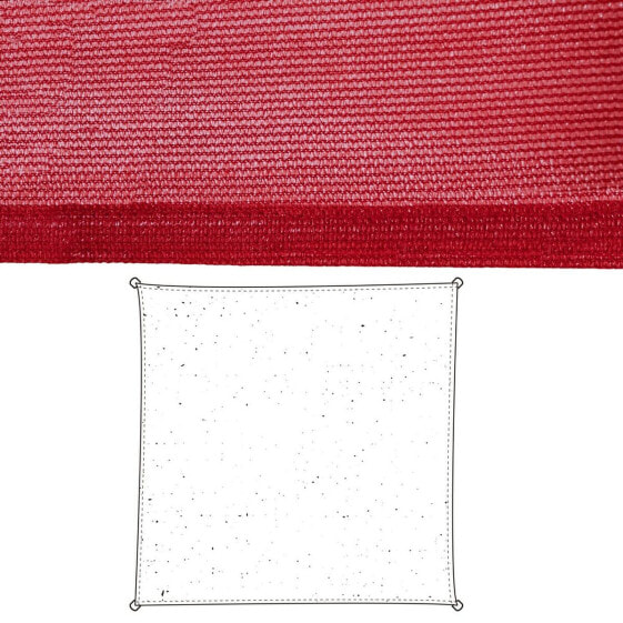 Shade Sails Awning Cherry Polyethylene 500 x 500 x 0,5 cm