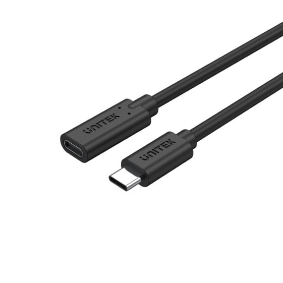 Unitek International UNITEK C14086BK - 0.5 m - USB C - USB C - USB 3.2 Gen 2 (3.1 Gen 2) - 10000 Mbit/s - Black
