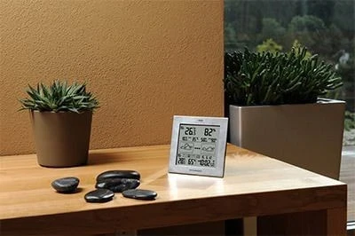 Hyundai WS 2244 M цифровая метеостанция Серебристый