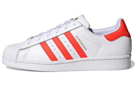 Кеды adidas originals Superstar бело-красные