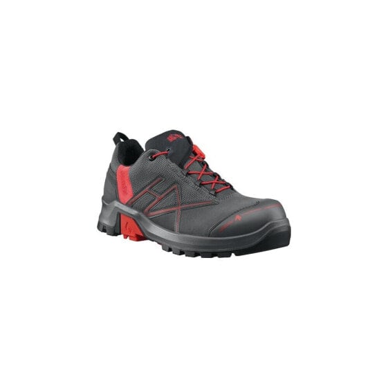 Haix Sicherheitsschuh Connexis® GTX low Größe 9,5 (44) grau/rot S3 HRO HI CI WR SRC Rindspaltleder 2.0-2.2 mm/Textil