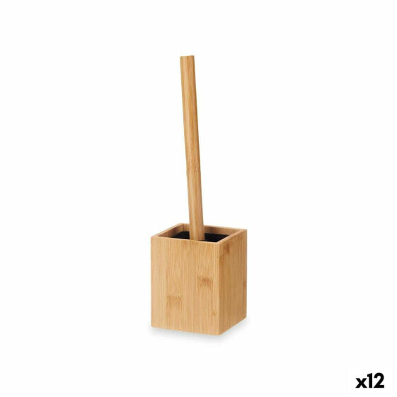 Toilet Brush Bamboo Plastic 10 x 36 x 10 cm (12 Units)