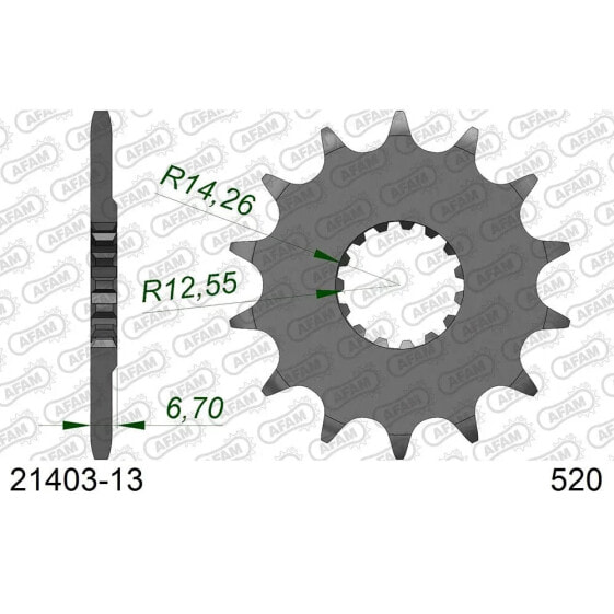 AFAM 21403 Front Sprocket