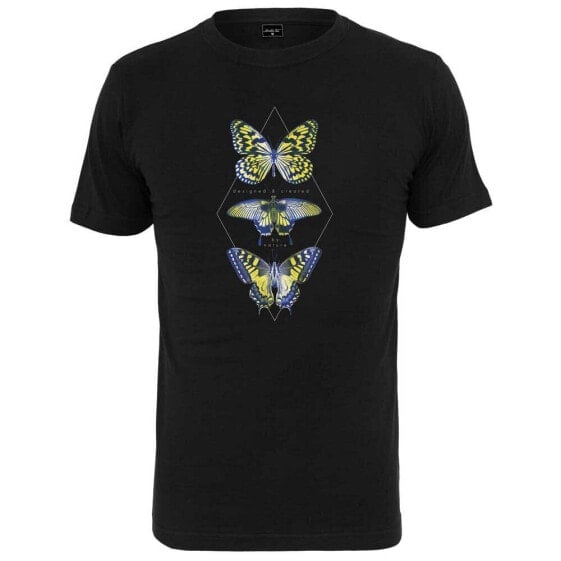 MISTER TEE Butterfly Night short sleeve T-shirt