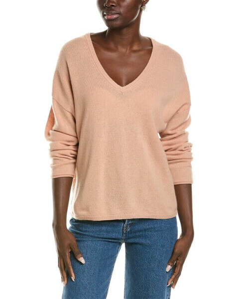 Velvet By Graham & Spencer Cashmere Sweater Women's Orange L