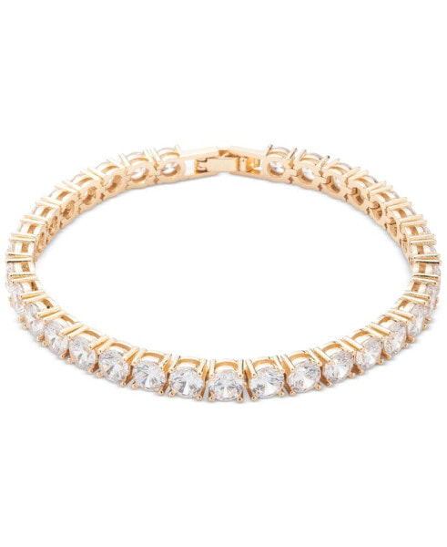 Cubic Zirconia Tennis Style Flex Bracelet