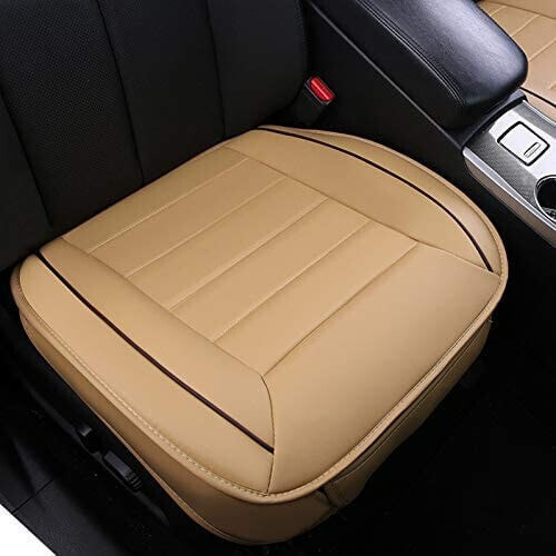 HONCENMAX Soft Car Seat Cover Cushion Pad Mat Protector for Car Accessories for Saloon Hatchback SUV [Without Backrest] - 2 Front Seat Covers and 1 Rear Seat Cover