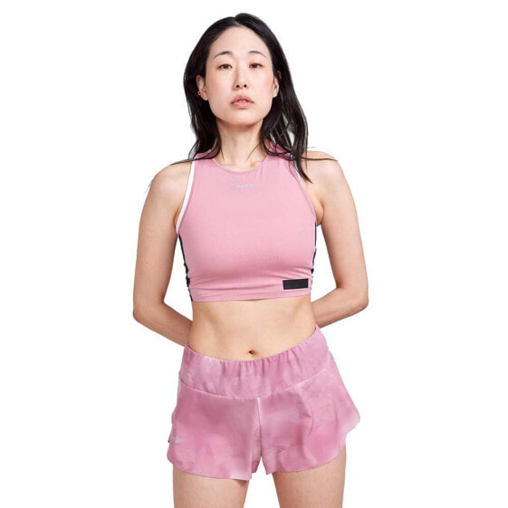 CRAFT Pro Hypervent Cropped Sports Top