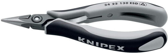 Knipex Präzisions-Elektronik-Greifzange ESD brüniert, mit Mehrkomponenten-Hüllen 130 mm 34 42 130 ESD