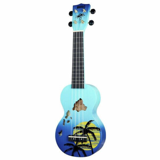 Mahalo Hawaii Blue Ukulele