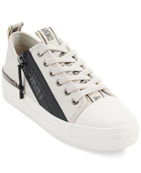 Women's Chaney Lace-Up Zipper Sneakers