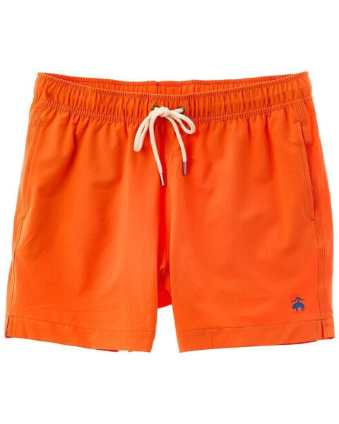 Brooks Brothers Solid Swim Trunk Men's