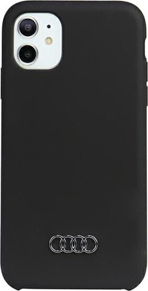 Audi Audi Silicone Case iPhone 12/12 Pro 6.1" czarny/black hardcase AU-LSRIP12P-Q3/D1-BK