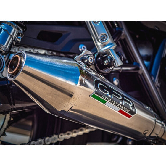 GPR EXHAUST SYSTEMS Vintacone Triumph Speed Twin 900 20-21 Homologated Stainless Steel Slip On Muffler