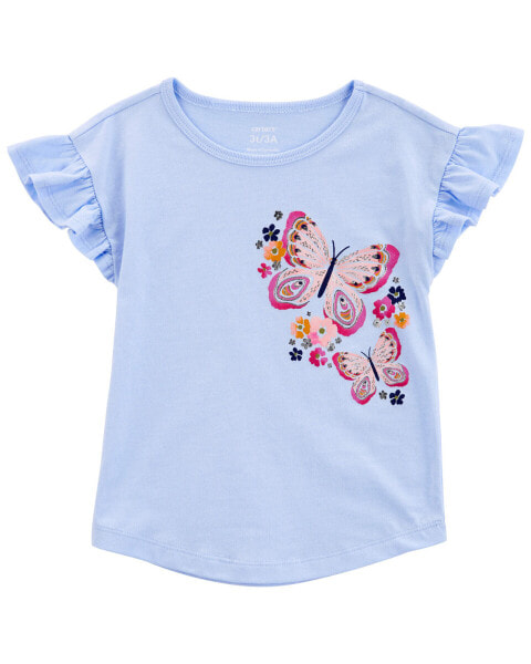 Toddler Butterfly Flutter Tee 2T