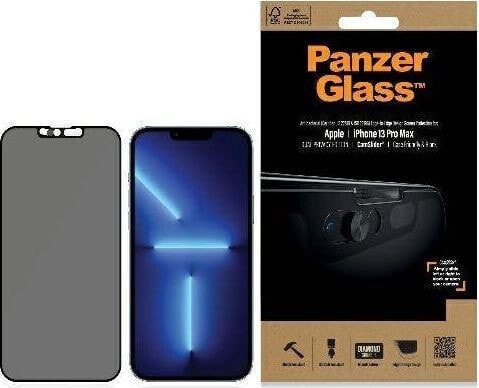 PanzerGlass PanzerGlass E2E Microfracture iPhone 13 Pro Max 6,7" Case Friendly CamSlider Privacy Antibacterial czarny/black P2749