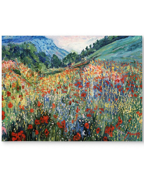 'Field of Wild Flowers' Canvas Art - 47" x 30"