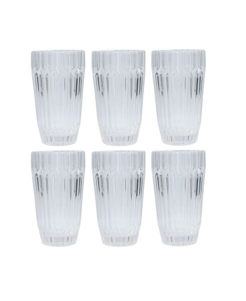Archie Iced Beverage Glasses, Set of 6