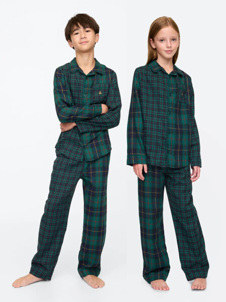 Kids Recycled Flannel PJ set