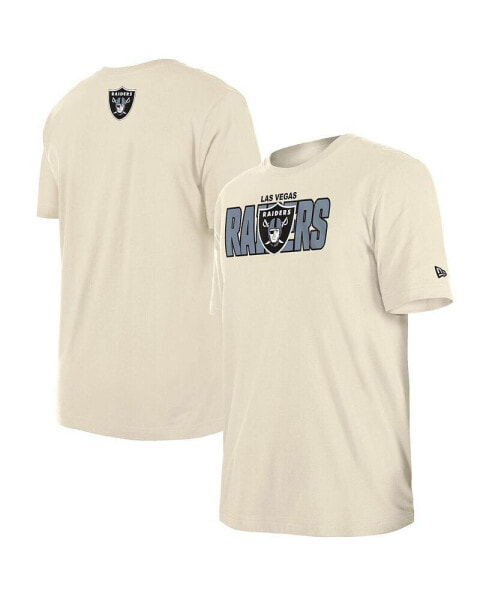 Men's Cream Las Vegas Raiders 2023 NFL Draft T-shirt