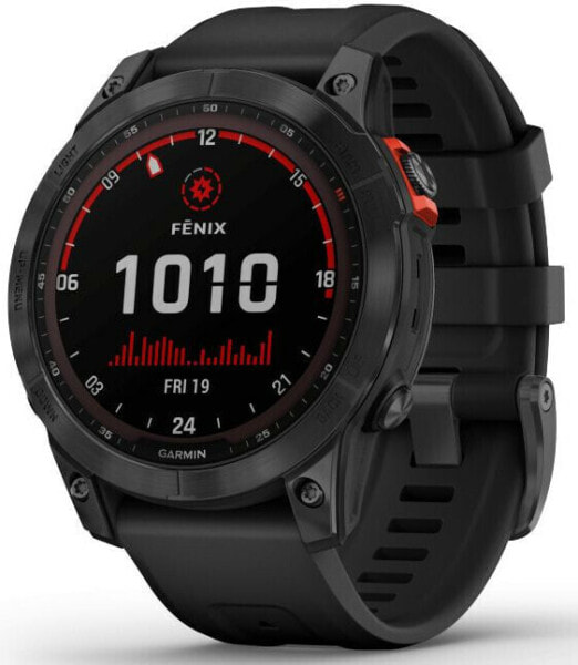 Часы Garmin fenix 7X Solar Gray/Black