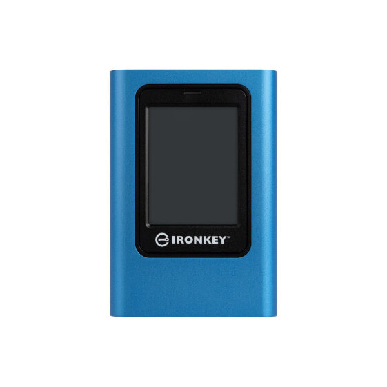 Kingston IronKey Vault Privacy 80 - 1920 GB - USB Type-C - 3.2 Gen 1 (3.1 Gen 1) - 250 MB/s - Password protection - Blue