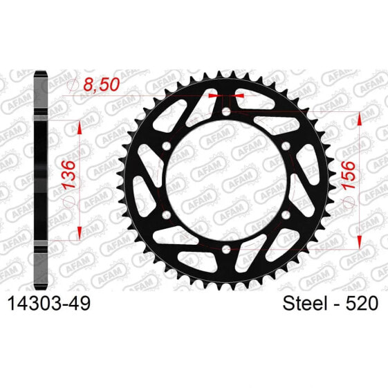 AFAM 14303 Rear Sprocket