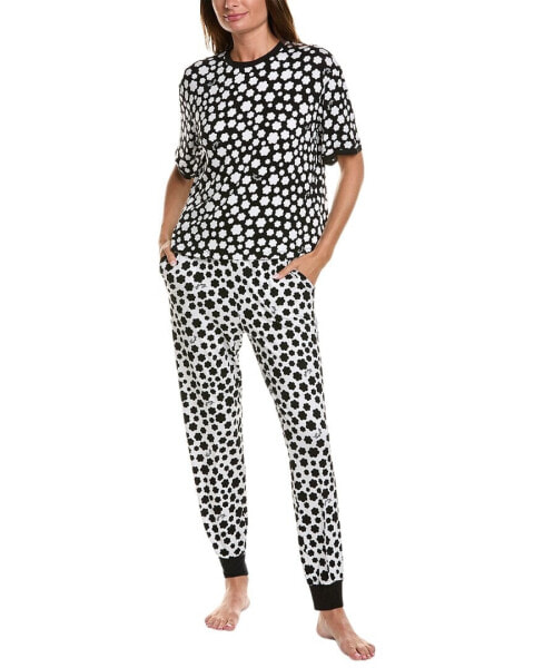 Dkny 2Pc Top & Jogger Sleep Set Women's