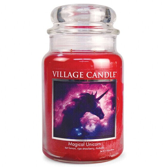 Scented candle in glass Magical Unicorn (Magical Unicorn) 602 g