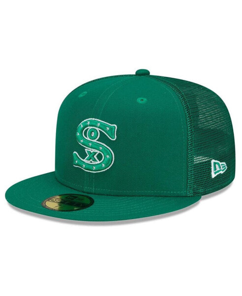 Горная шапка New Era мужская зеленая Chicago White Sox 2022 St. Patrick's Day On-Field 59Fifty Fitted Hat