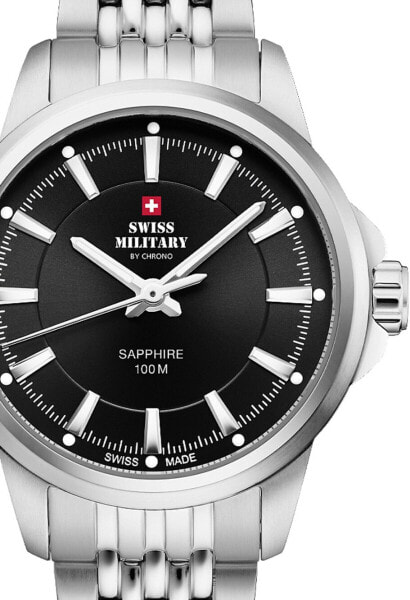 Swiss Military SM34105.01 Ladies Watch Classic Sapphire Glas 28mm 10ATM