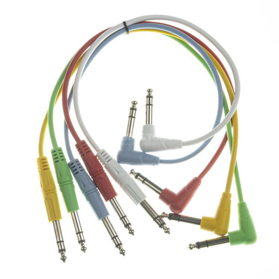 MUSIC STORE patch cable 6-pack 0,3 m