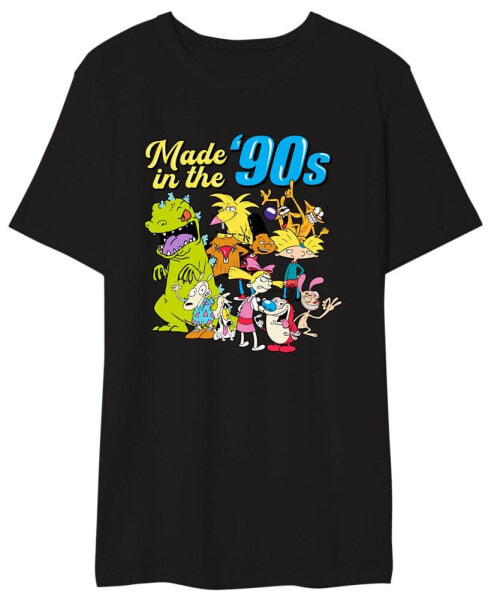 Nickelodeon Men's Made In The 90's Graphic Tshirt