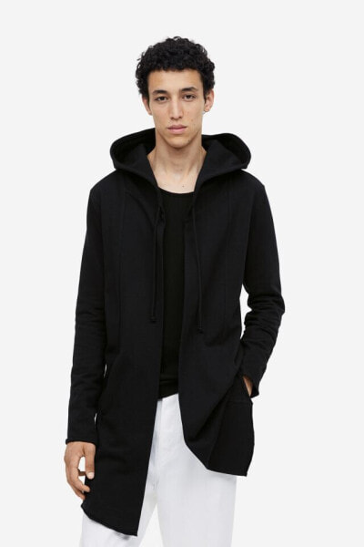 Long Hooded Cardigan