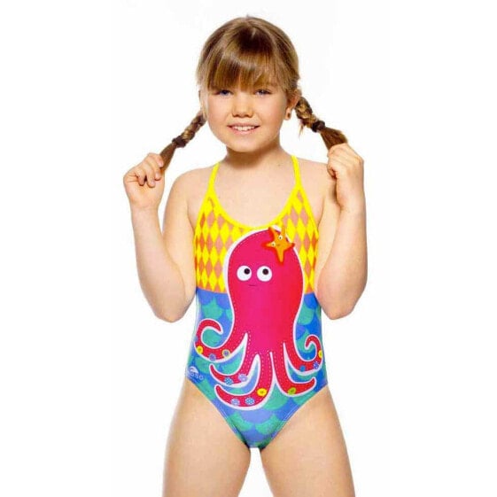 TURBO Octopuss Thin Strap Swimsuit