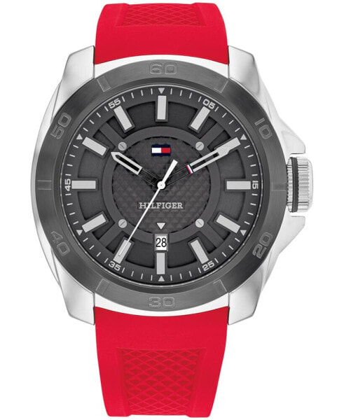 Часы Tommy Hilfiger Quartz Red Silicone Watch
