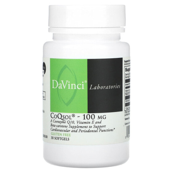 CoQsol, 100 mg , 30 Softgels