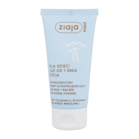 Ziaja Med Kids Hypoallergenic Ultra Soothing Face and Hand Cream 50 ml tagescreme für Kinder